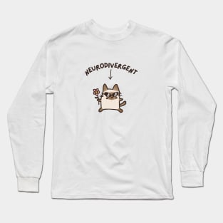 Neurodivergent Cat (Light) Long Sleeve T-Shirt